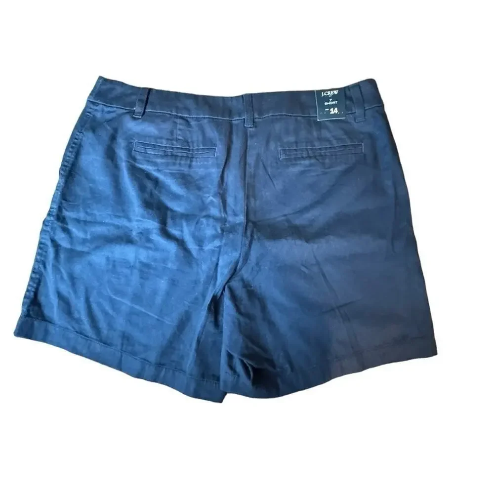 J.Crew Factory Dark Blue Shorts Women's Size 14 - NWT